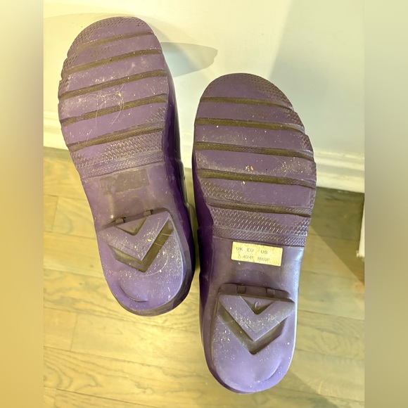 Hunter Tall Rain Boots Purple Gloss – Size 9 EUC - Picture 9 of 10